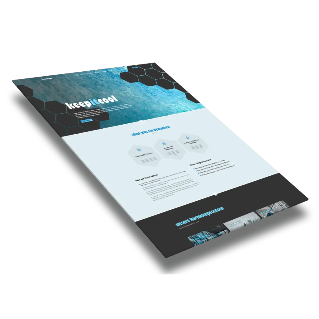 Konzeptionierung, Design und technische Umsetzung von Websites aller Art.