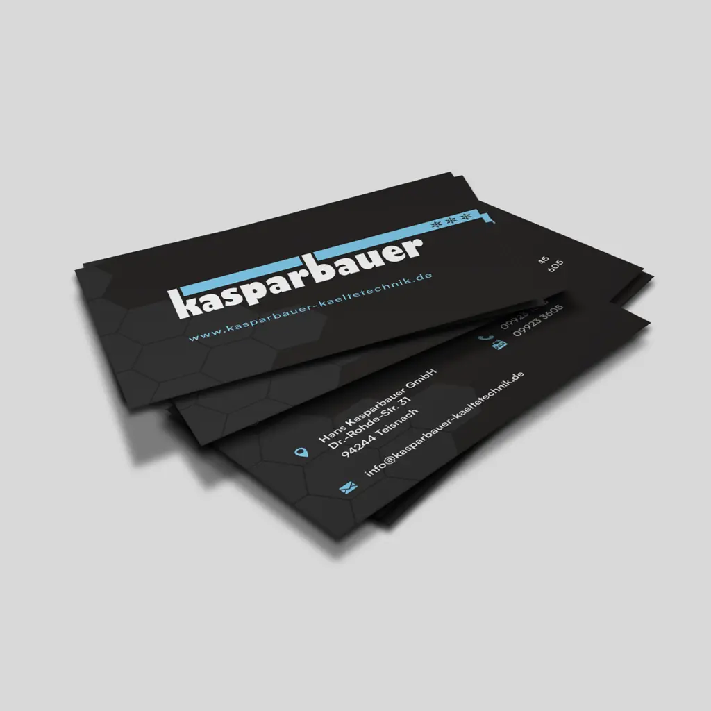 Design und Bestellung von Visitenkarten mit Wiedererkennungswert.