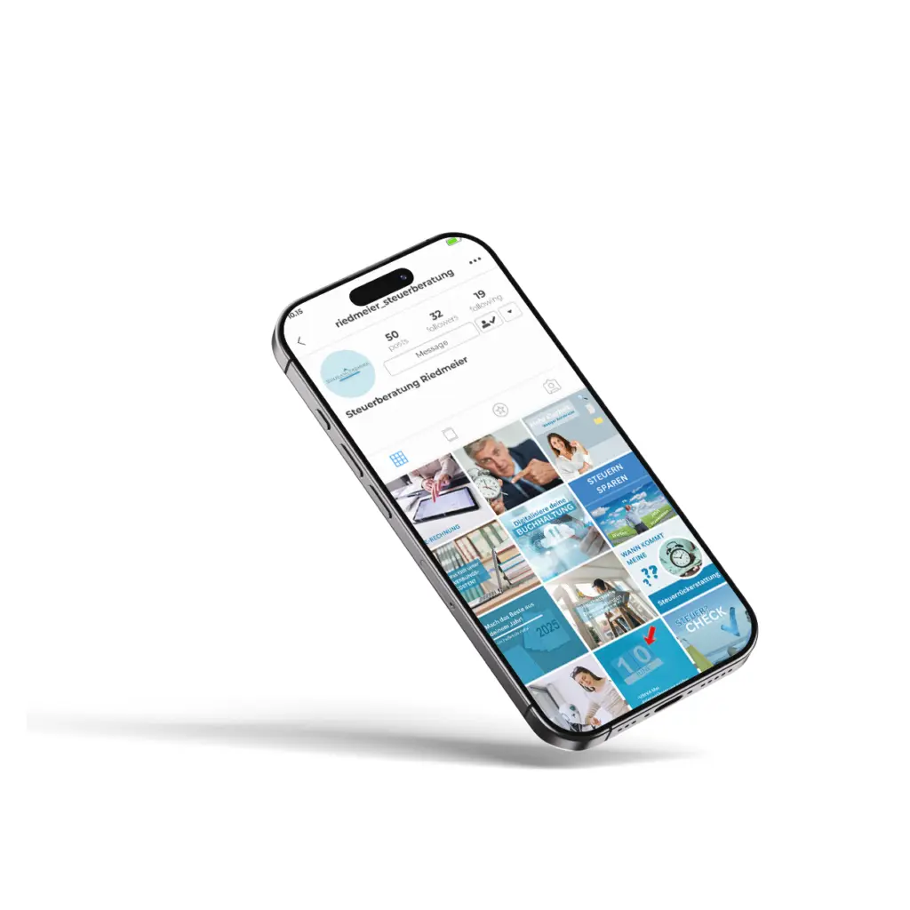 Professioneller Instagramfeed