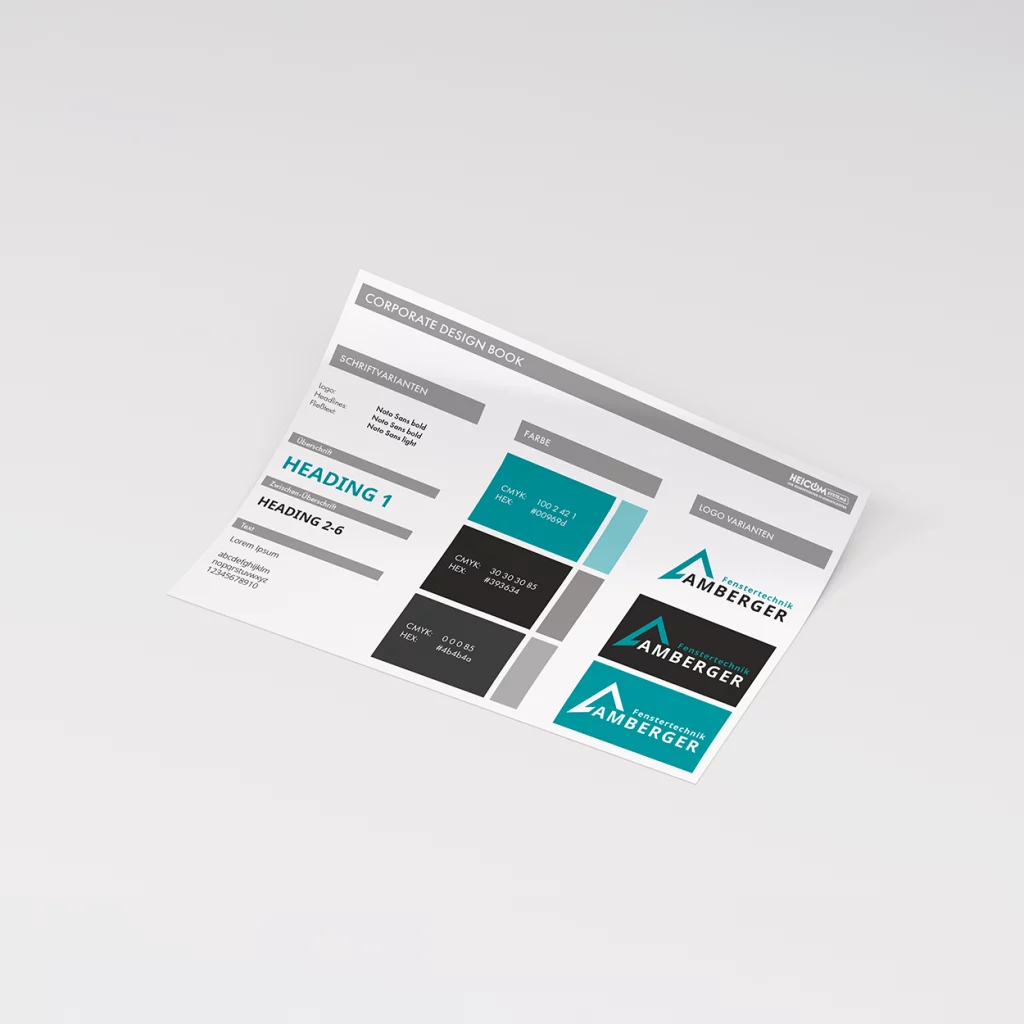 Konzeptionierung und Entwicklung eines geeigneten Corporate Designs