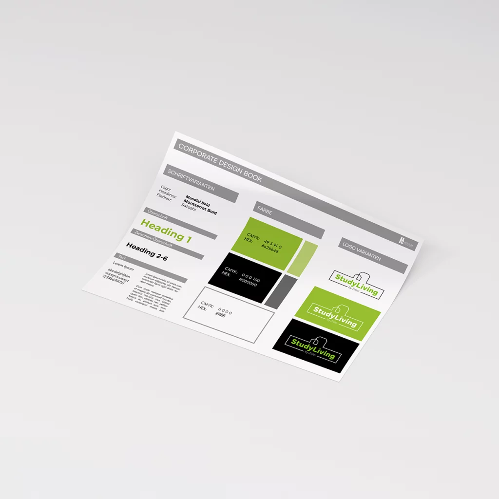 Konzeptionierung und Entwicklung eines geeigneten Corporate Designs